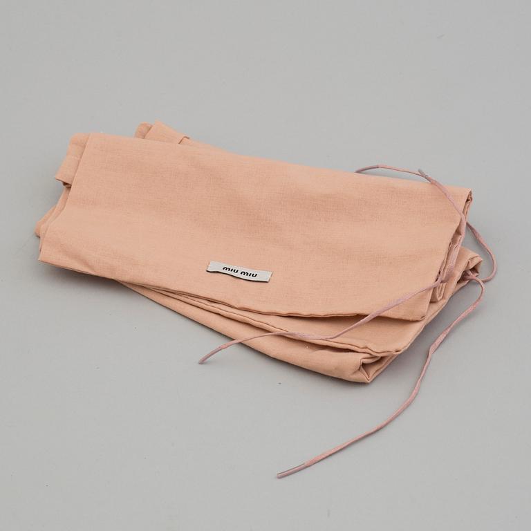 MIU MIU, ballerinaskor , storlek 38 1/2.