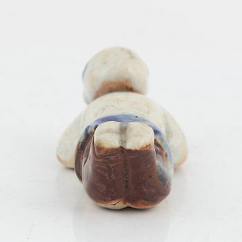 Netsuke, porcelain, Hirado ware, Meiji (1868-1912).