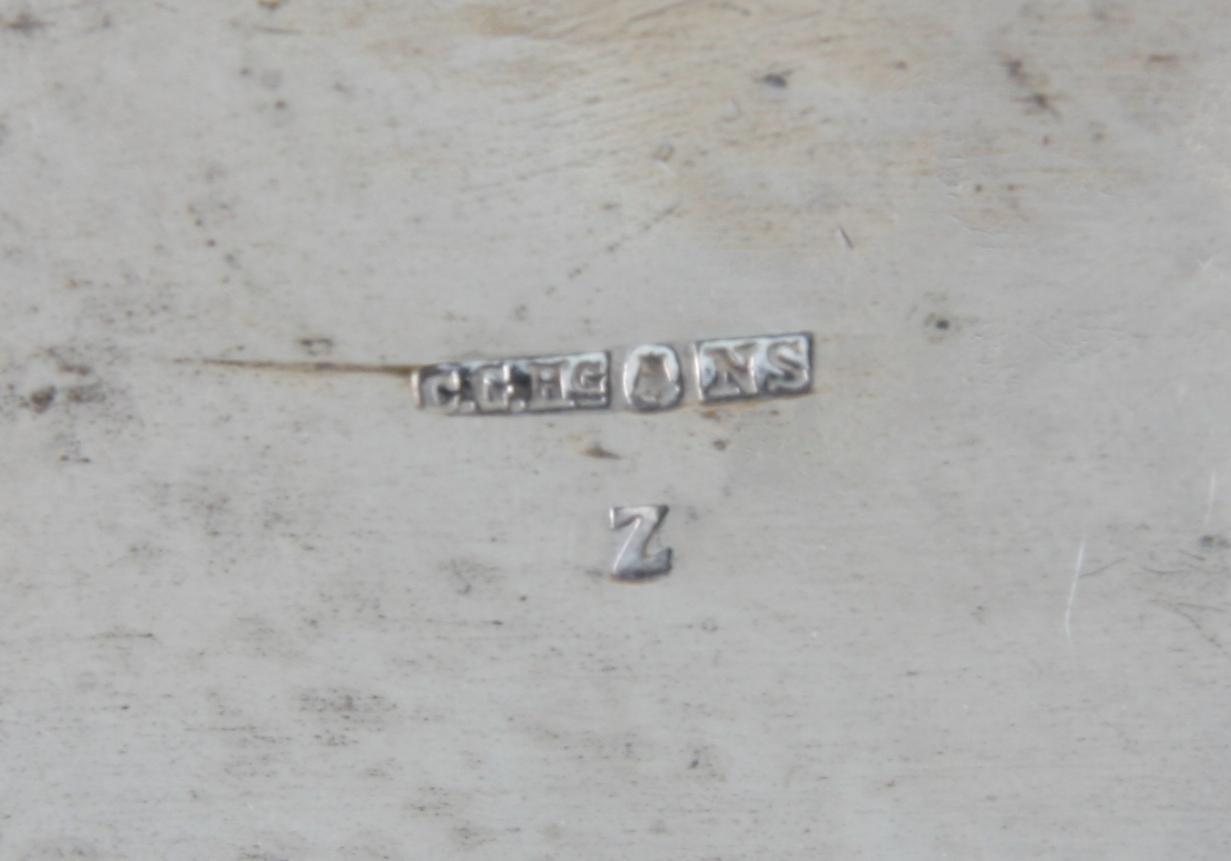 KAFFESERVIS, 3 delar, nysilver, empirestil, C.G. Hallberg.