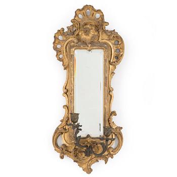 A MIRROR, probably Denmark / Northern Germany, rococo, 10th century.