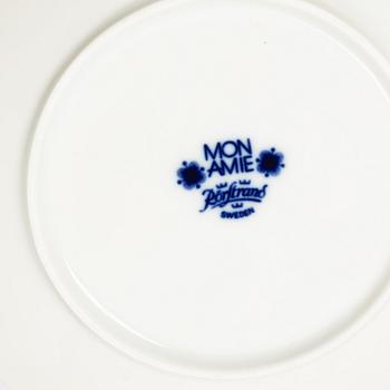 Marianne Westman, teservis, porslin, 22 delar, "Mon amie", Rörstrand.