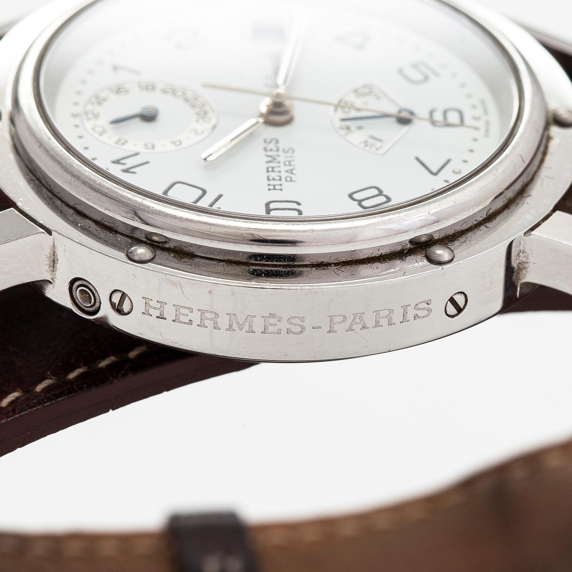 Hermès, Clipper Automatic, armbandsur, 36 mm.