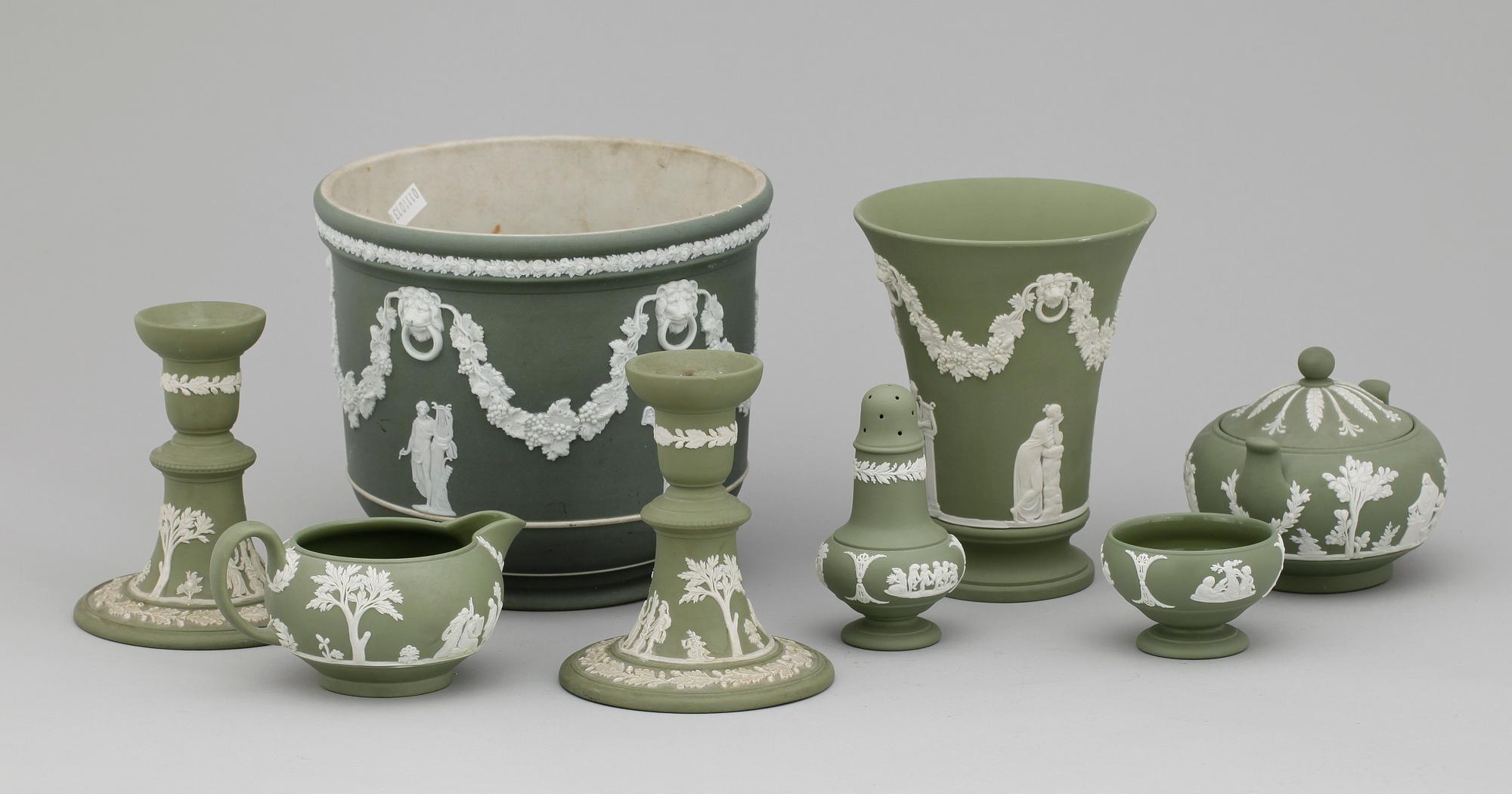PARTI WEDGWOOD, 8 delar, 1900-talets första hälft.