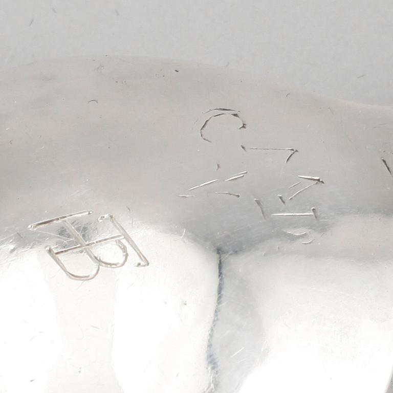 SUPSKED, silver, sannolikt 1700-tal. Vikt ca 45 g.
