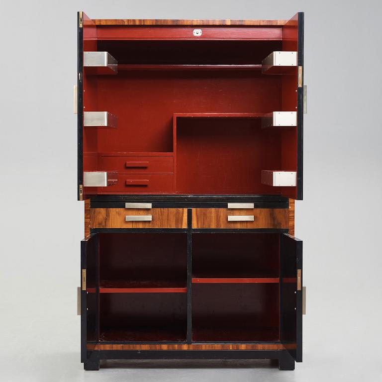 Sten Blomberg, an Art Déco bar cabinet, executed by David Blomberg, Sweden 1930's.