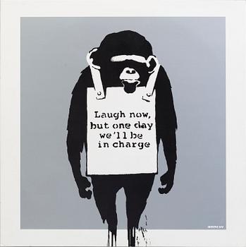 BANKSY, after, "Keep it real", 12" EP, DJDM, Danger Mouse, released 2008. Numrerad 0664 / 1000.