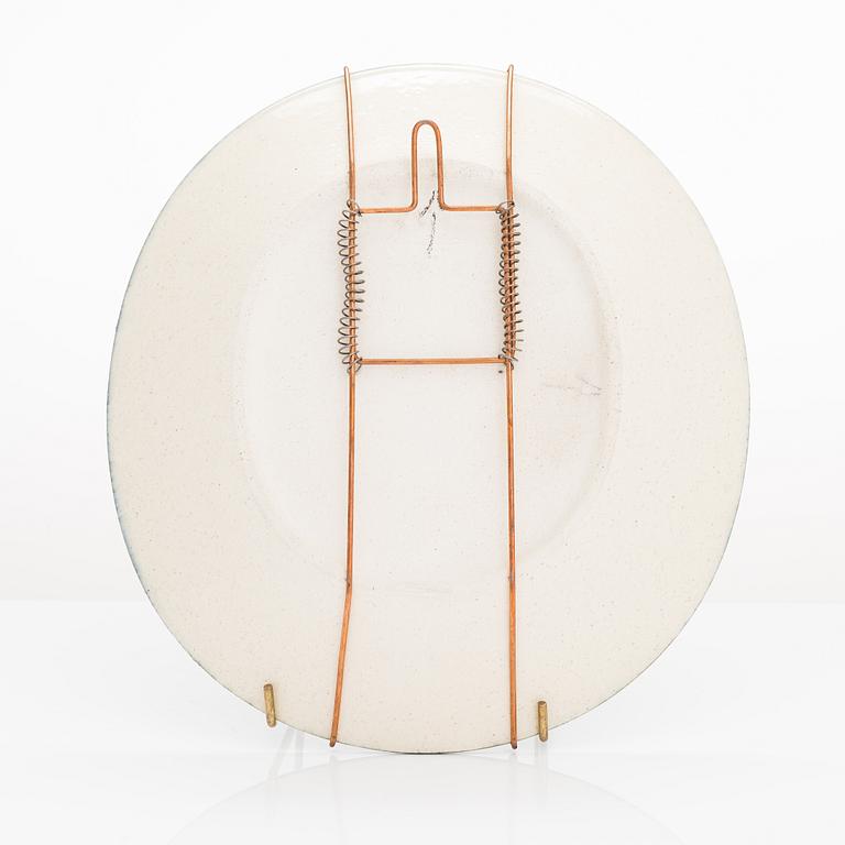 Birger Kaipiainen, koristelautanen, signeerattu Kaipiainen Arabia.