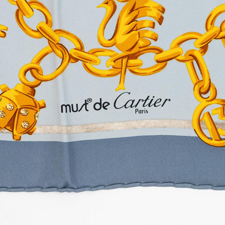 Cartier, scarf.