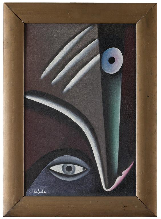 EUGÉNE DE SALA, olja på pannå, sign, 1928.