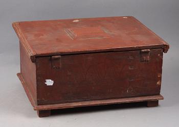 SMYCKE/SKRIVSKRIN. Allmoge, 1800-tal.