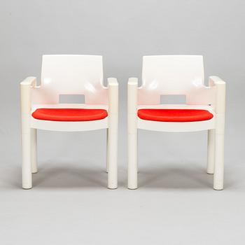 Eero Aarnio, a pair of 1970s chairs for UPO Furniture, Nastola, Finland.