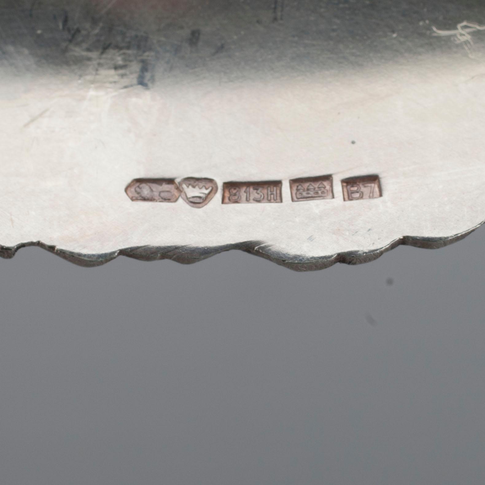 BRICKA, silver, Kultakeskus, Tavastehus 1955. Vikt 362 g.