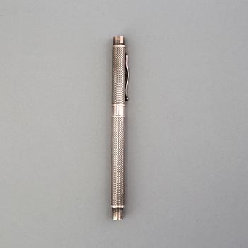 A second half of the 20th century sterling silver pen by Torsten Thorup for Georg Jensen, Denmark.