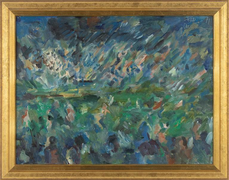 Fred Andersson, oil on canvas, signed and dated -71.