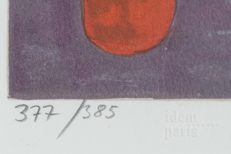Lennart Jirlow, lithograph in colours, signed 377/385.