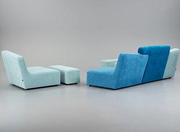 Philippe Nigro, soffa samt fåtölj, 6 delar, "Confluences", Ligne Roset, Frankrike, 2000-tal.