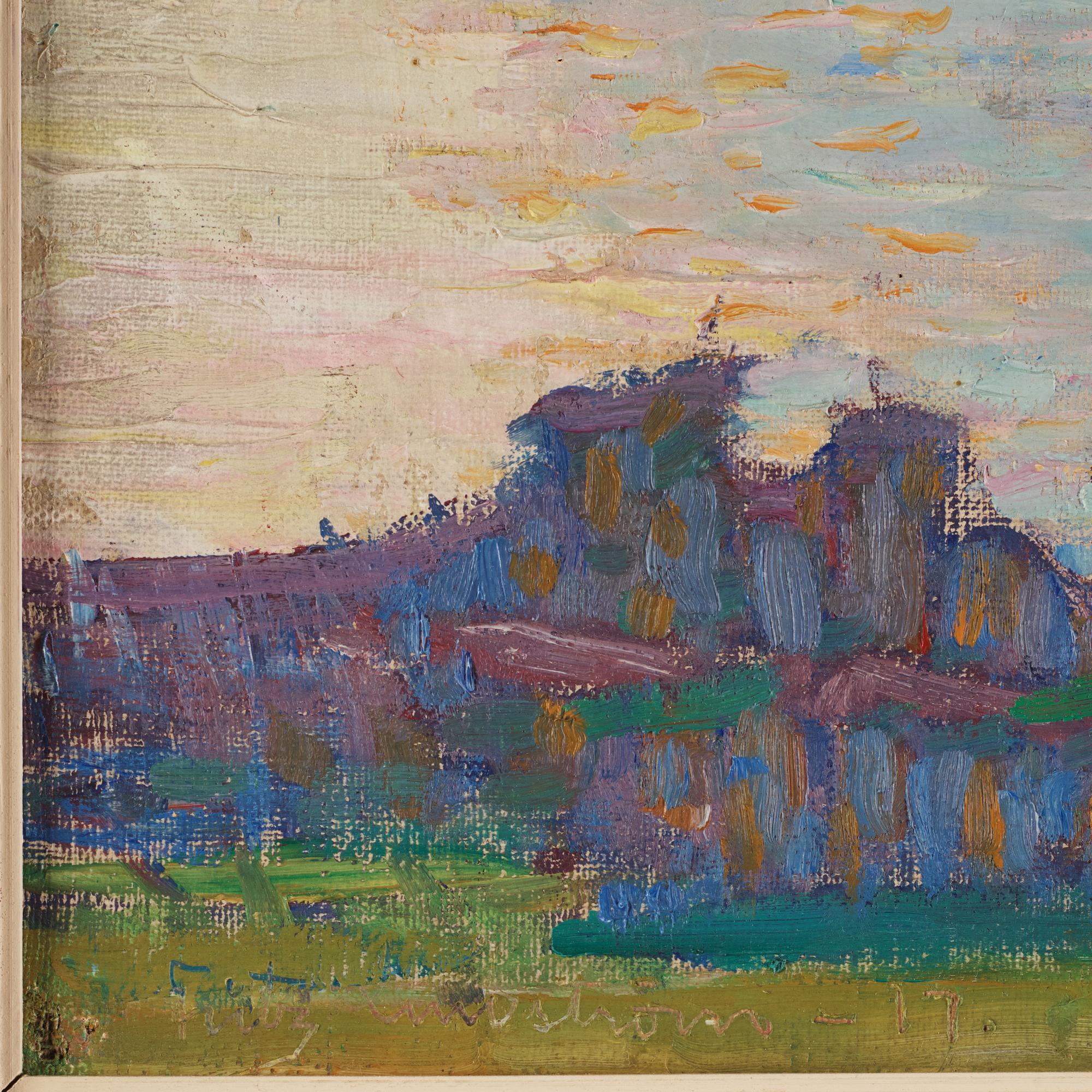 Fritz Lindström, Coastal Landscape.
