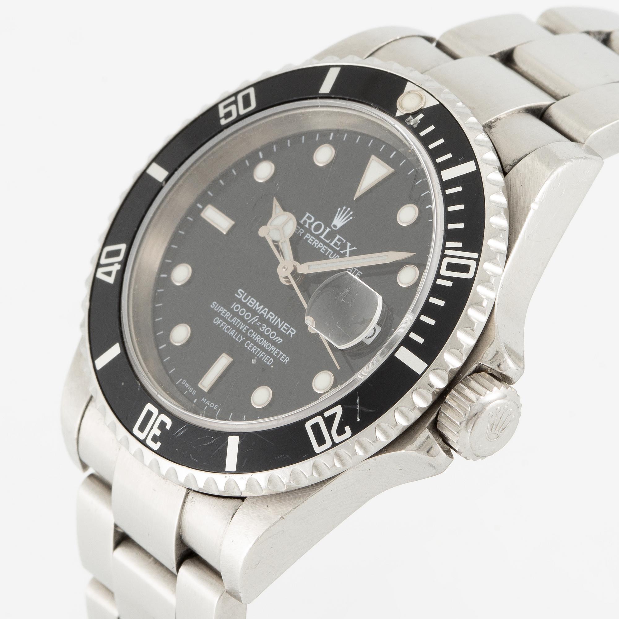 Rolex, Oyster Perpetual Date, Submariner, armbandsur, 40 mm.