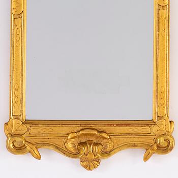 A Swedish Rococo mirror, second half of the 18th century.