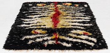 A carpet, knotted pile, ca 200 x 143 cm.