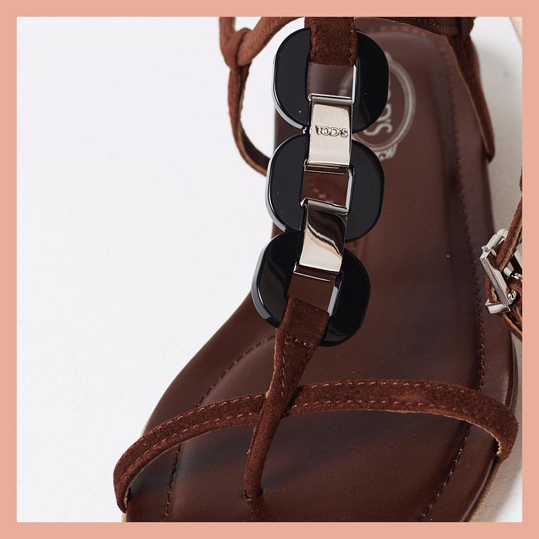 SANDALER, Tods, storlek 36,5.