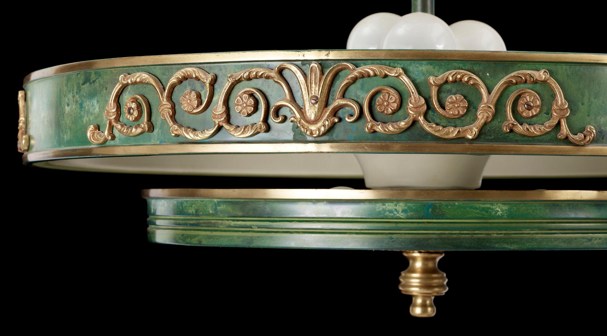 TAKLAMPA, 1930/40-tal. H 70.