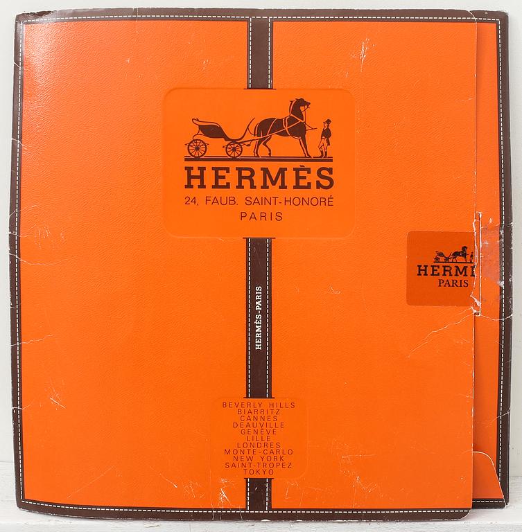 Hermès, silk scarf 1970s.