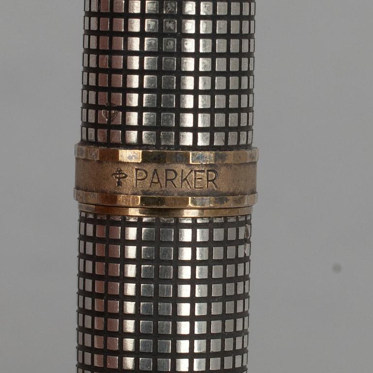 RESERVOARPENNA, Parker, silver, 1900-talets senare hälft.