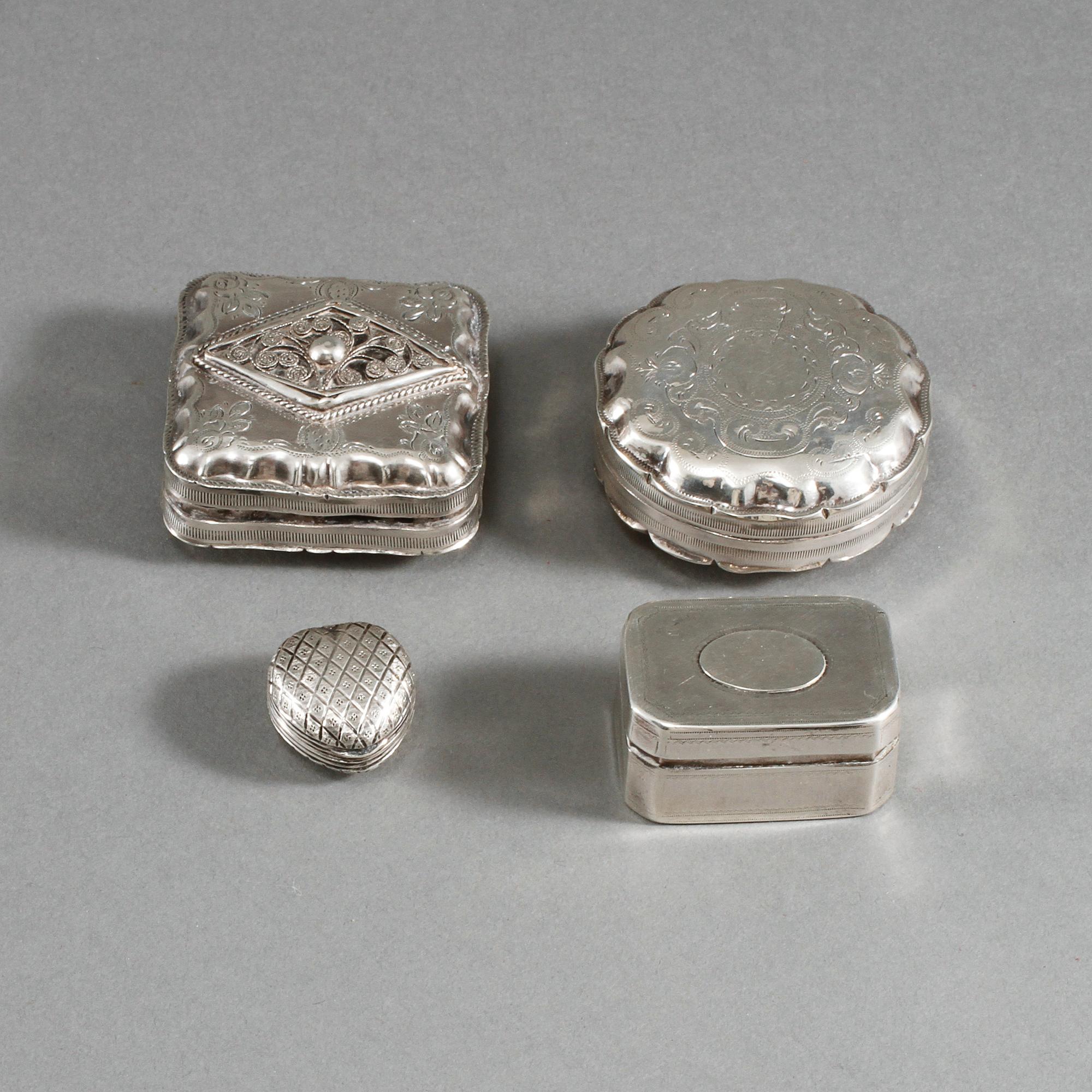 DOSOR, 4 st, silver, bl a Birmingham, 1798. Vikt 94 g.
