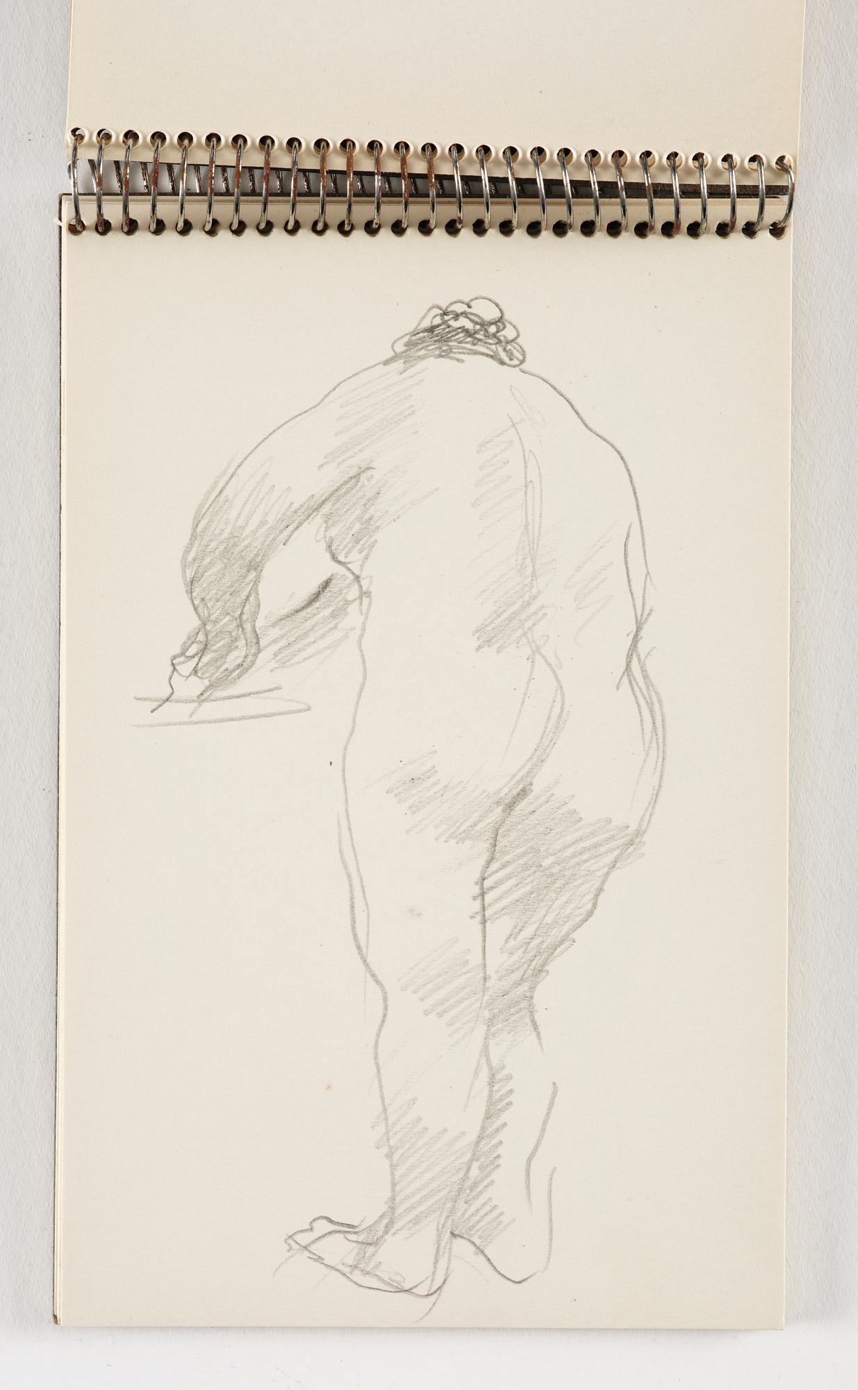 Lotte Laserstein, 10 små skissblock med teckningar.