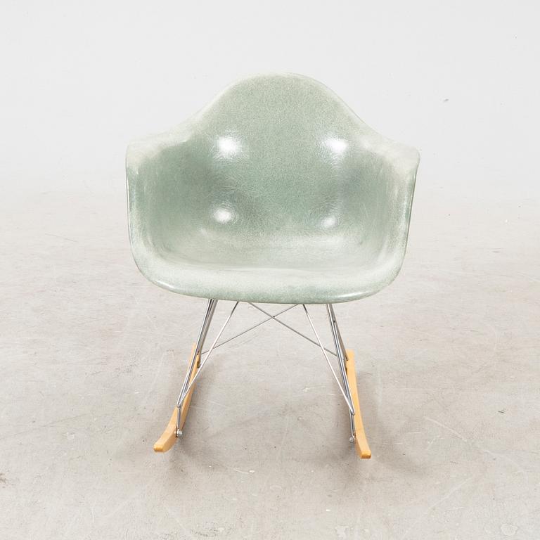 Charles and Ray Eames, rocking chair, "Eames Plastic Armchair RAR", stamped 1957.