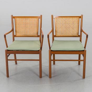 OLE WANSCHER,  a pair of armchairs "PJ 301" later part of the 20th century.