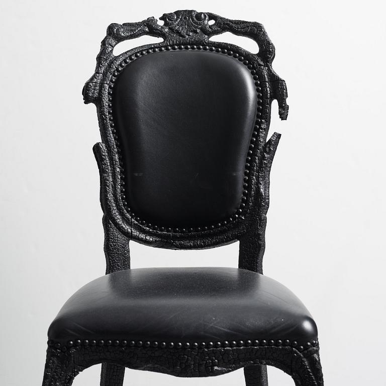 Maarten Baas, stolar, 8 st "Smoke Dining chair", Moooi.