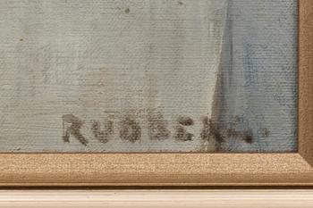 GUSTAV RUDBERG, oil on panel signed.