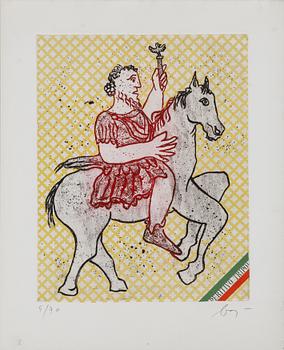 Enrico Baj, "Imperatores Romani".