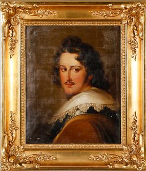 OKÄND KONSTNÄR, olja på duk, England, 1800-tal.