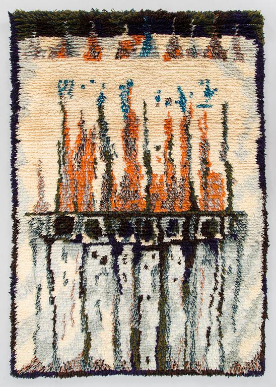 Leena-Kaisa Halme, rya, modell för Neovius. Ca 157 x 106 cm.