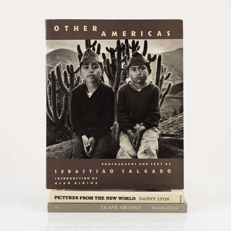 Danny Lyon, Duane Michals, Sebastião Salgado, 3 photobooks.