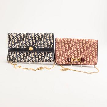 Christian Dior, bags, 2 pcs, 1970s-80s.