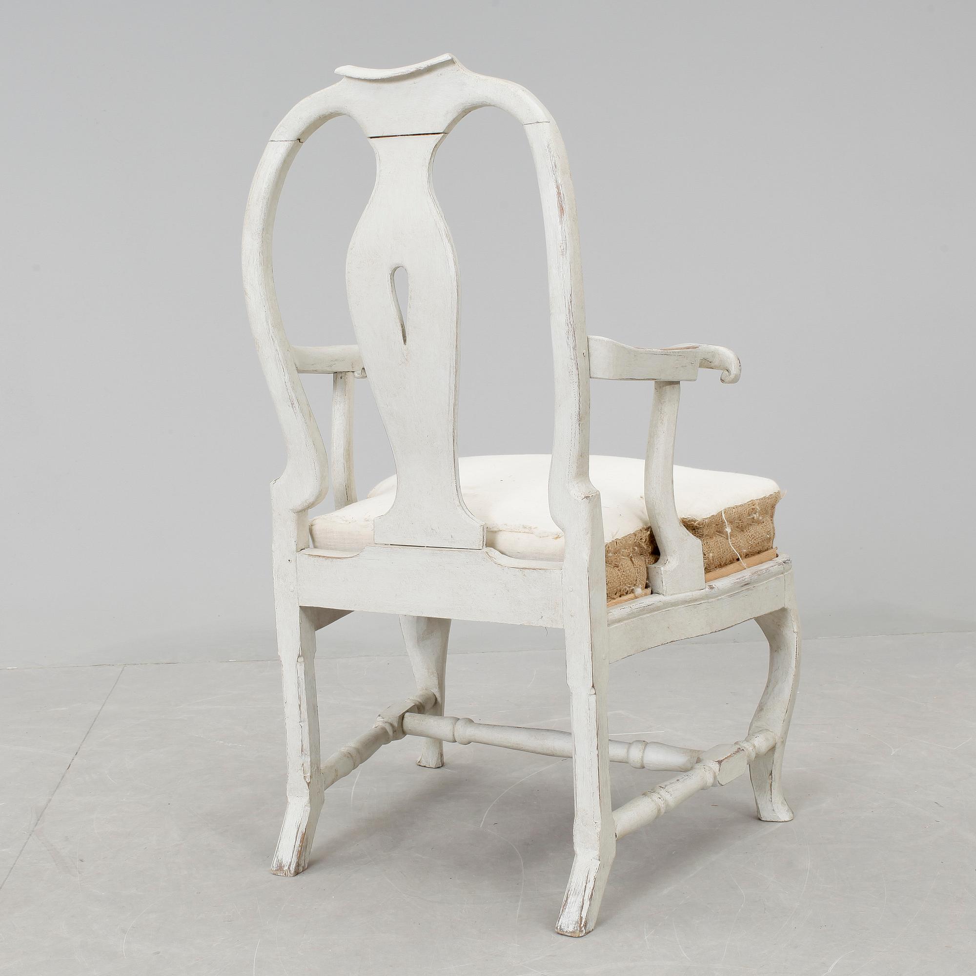 KARMSTOL, rokoko, 1700-talets slut.