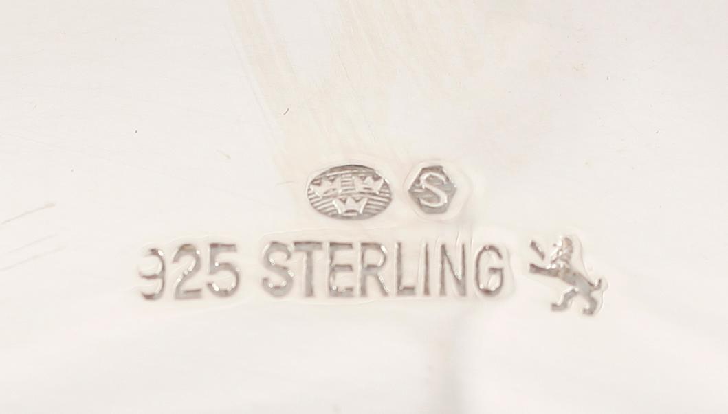 KAFFESERVIS, 3 delar, silver, rokokostil. Ca 809 gram.