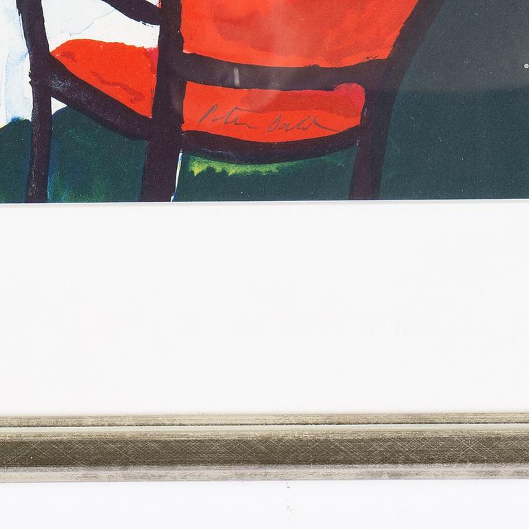 Peter Dahl, lithograph in colors, signed and 230/375.