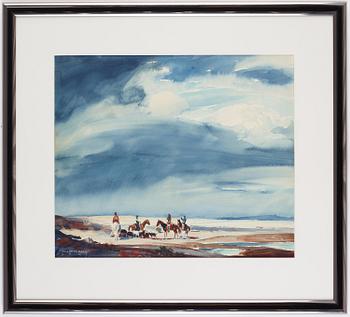 Carl Oscar Borg, "Åskmoln, Arizona" ("Thunderclouds, Arizona").