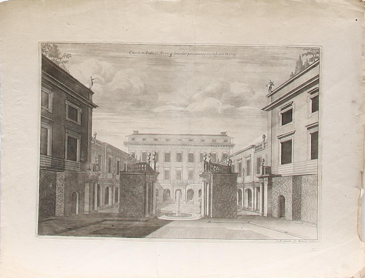 PARTI LITOGRAFIER SAMT TECKNINGAR OCH BLANDTEKNIK, 10 st, bla efter Desprez och Manet. 1900-tal.