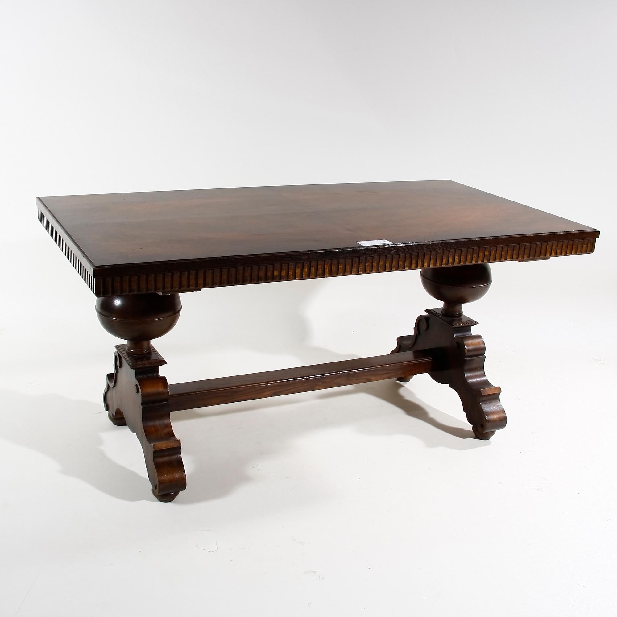 MATSALSGRUPP, 5 delar, barockstil, 1900-tal.