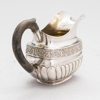 A Russian silver cream jug, Moscow 1830s. Unidentifies master.