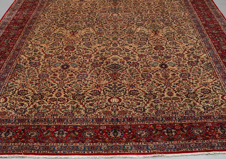 Matta, semiantik Keshan, ca 422 x 321 cm.
