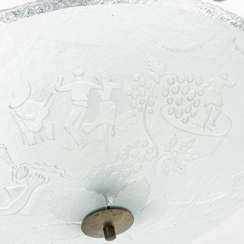 Bo Notini, taklampa, Glössner & Co, 1940-tal.