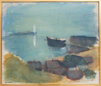 Gustav Rudberg, "Evening in the Harbour - Ven".