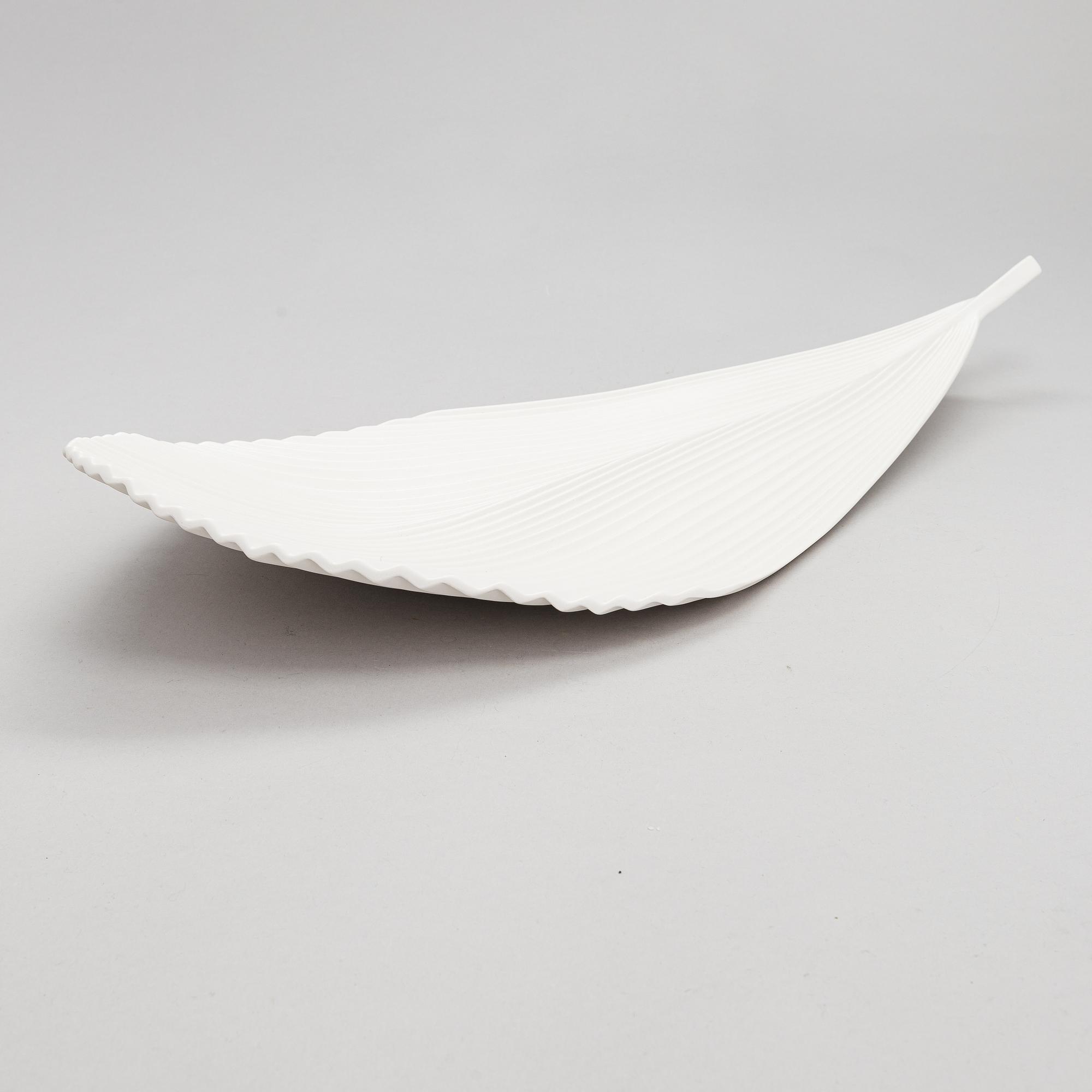 Inkeri Leivo, a ceramic ,"Gardena" dish Pro Arabia Art, Finland. Design 2002.